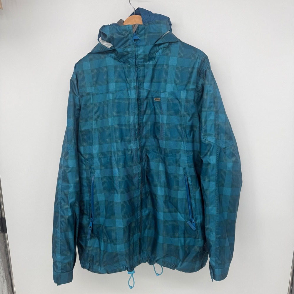 Foursquare Outerwear 3-in-1 Snowboard Jacket Mens Slim/Tall M/L Teal Immaculate